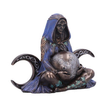 Load image into Gallery viewer, Mini Triple Moon Goddess Figurine 8.5cm | Mystical Wiccan Decor | Hand-Painted Resin