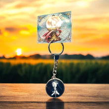 Load image into Gallery viewer, Set of 3 Anne Stokes Gothic Prayer Keyrings – Enchanting Fantasy Design, Collectible Gift Item