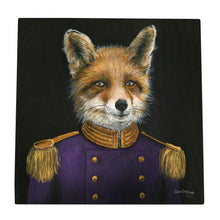 Load image into Gallery viewer, DAPPER FELIX Ceramic Art Tile Bree Merryn 20x20cm | Animal Portrait Decor | Wall Hanging Art Tile