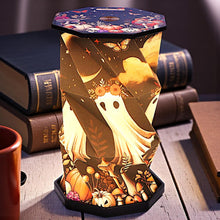 Load image into Gallery viewer, Halloween Ghost Lamp Foldable LED Night Light Harvest Haunting Decoration