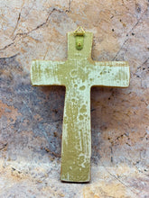 Load image into Gallery viewer, Sacred Resin Holy Trinity Wall Cross - 20cm Spiritual Crucifix with Divine Figurines, Religious Home Decor, Blessed Wall Hanging-OsirisTradingUK