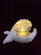 Load image into Gallery viewer, Handcrafted Angel Wing Tea Light Holder: Spiritual Candle Decor for Home & Gifts