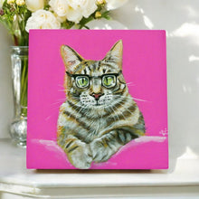 Load image into Gallery viewer, Ronnie Art Tile by Victoria Coleman - 20x20cm Ceramic Tile - Wall-Ready with Box