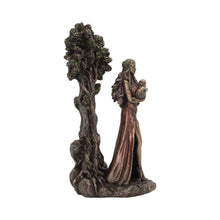 Laden Sie das Bild in den Galerie-Viewer, Gaelic Danu Pagan Deity Statue Earth Mother Figurine Celtic Tree Goddess Gaia