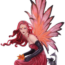 Load image into Gallery viewer, Enchanted Fairy & Dragon Fantasy Gothic Figurine Pagan Sculpture Mythical Decor