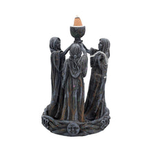 Load image into Gallery viewer, Mother Maiden & Crone Backflow Incense Burner Wiccan Triple Goddess Aromatherapy