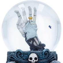 Load image into Gallery viewer, Corpse Bride Emily Hand Snow Globe Tim Burton Licensed Gothic Ornament Art