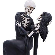 Load image into Gallery viewer, Eternal Dance Skeleton Lovers Figurine Gothic Romance Skull Couple Ornament