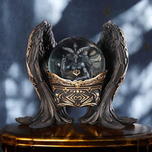 Load image into Gallery viewer, Baphomet Antiquity Gothic Snow Globe 22.5cm | Mystical Decor with Glass Globe
