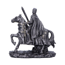 Load image into Gallery viewer, Medieval Templar Knight Horseback Figurine Gothic Crusader Historical Ornament