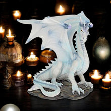 Load image into Gallery viewer, Ice Dragon Figurine by Nemesis Now – Gothic Fantasy Resin Statue 20.5cm