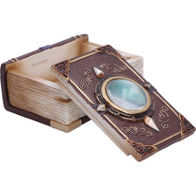 Load image into Gallery viewer, Spell Book Trinket Box Gothic Wiccan Witchcraft Jewellery Keepsake Ornament