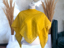 Load image into Gallery viewer, Beautiful Ladies Yellow/Mustard 100% Rayon Scarf-OsirisTradingUK