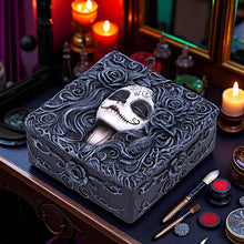 Laden Sie das Bild in den Galerie-Viewer, Gothic Day of the Dead Trinket Box Sugar Skull Storage Box Flor de Muerte Altar
