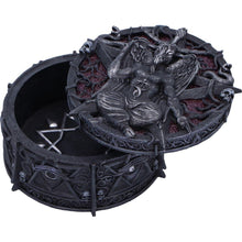 Load image into Gallery viewer, Gothic Baphomet Pagan Trinket Box | Wiccan Decor Nemesis Now Ornament 11cm