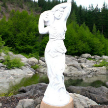Load image into Gallery viewer, Stone Effect Lady with Urn Statue - Classic Garden Ornament 84cm