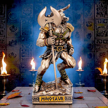 Laden Sie das Bild in den Galerie-Viewer, Minotaur Mini Figurine Greek Mythology Beast Warrior Axe Statue Ornament Art