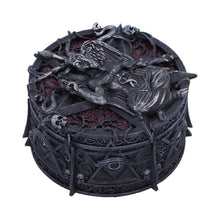 Load image into Gallery viewer, Gothic Baphomet Pagan Trinket Box | Wiccan Decor Nemesis Now Ornament 11cm