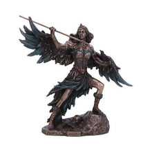 Load image into Gallery viewer, Mythological Morrigan Figurine 22cm - Celtic Phantom Queen, Unique Bronze Decor