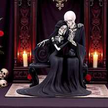 Load image into Gallery viewer, Romantic Death Embrace Statue Eternal Bond Skeleton Couple Fantasy Figurine