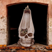 Laden Sie das Bild in den Galerie-Viewer, Gothic Dragon Skull Backflow Incense Burner - Fantasy Statue Home Decor 23.5cm