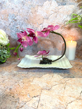 Laden Sie das Bild in den Galerie-Viewer, Artificial Orchids in White Ceramic | Life-Like Floral Arrangement | Elegant Home Decor | Maintenance-Free Flower Display | 28x23 cm |-OsirisTradingUK