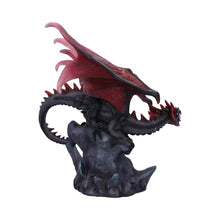 Load image into Gallery viewer, Majestic Fantasy Dragon Figurine with LED Light Up Base Mystical Crystal Core Art Decor