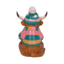 Charger l'image dans la galerie, Highland Cow Statue Figurine Ornament Christmas Winter Scottish Cow Gift