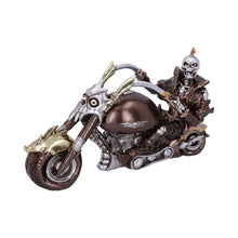 Load image into Gallery viewer, Steampunk Skeleton Motorbike Figurine Gothic Rider Statue Fantasy Horror Ornament