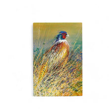 Load image into Gallery viewer, THE PHEASANT EMERGES Ceramic Art Tile by D. Finney 30x20cm - Stunning Wildlife Decor
