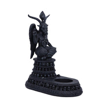Load image into Gallery viewer, Exclusive Baphomet's Devotion Tea Light Holder – 17cm Gothic Occult Candle Holder
