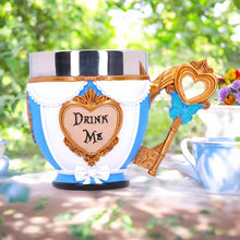 Load image into Gallery viewer, Pinky's Up Alice "Drink Me" Cup 11cm - Exclusive Nemesis Now Collection
