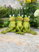 Load image into Gallery viewer, Whimsical Handcrafted Resin Frog Friends Figurine Hilarious Gift Idea 19.5 cm-OsirisTradingUK
