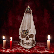 Laden Sie das Bild in den Galerie-Viewer, Gothic Dragon Skull Backflow Incense Burner - Fantasy Statue Home Decor 23.5cm