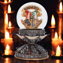 Load image into Gallery viewer, Harry Potter Wand Snow Globe 16.5cm - Officially Licensed Collectible with Hogwarts Crest