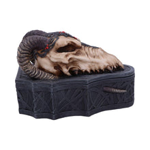 Laden Sie das Bild in den Galerie-Viewer, Fantasy Gothic Dragon Skull Box Monte Moore Design Collectible Trinket Storage