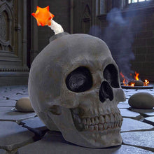 Load image into Gallery viewer, Exploding Skull Statue Figurine Ornament Mind Blown Gothic Resin Display Decor