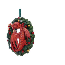 Load image into Gallery viewer, Anne Stokes Sweet Tooth Hanging Dragon Christmas Ornament 9cm Gothic Fantasy Resin Decoration