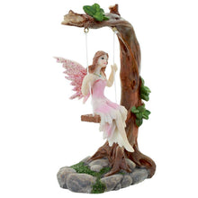 Load image into Gallery viewer, Enchanting Flower Fairy Swing Figurine Fantasy Home Decor Collectible Ornament