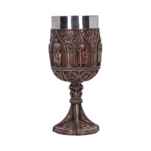 Laden Sie das Bild in den Galerie-Viewer, Templar Knight Goblet Medieval Chalice Historical Chivalric History Drinkware Decor