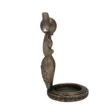 Load image into Gallery viewer, Spiral Goddess Tea Light Holder 12cm - Exclusive Bronze Wiccan Candle Holder
