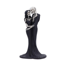 Load image into Gallery viewer, Skeleton Hug Figurine 24cm - Gothic Resin Lovers Statue - Romantic Skeleton Couple Gift