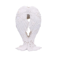 Load image into Gallery viewer, Floral Angel Wings Tea Light Holder – 17cm Elegant and Intricate Design