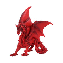 Load image into Gallery viewer, Majestic Red Dragon Ornament Gothic Fantasy Statue Mythical Gothic Figurine