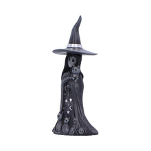 Laden Sie das Bild in den Galerie-Viewer, Little Souls Aura Figurine Gothic Witch Cat Stars and Moons Wiccan Altar Decor
