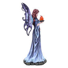 Load image into Gallery viewer, 37cm Fantasy Fairy Figurine - Gothic Fairy Statue, Resin Collectible, Enchanted Home Decor