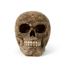 Laden Sie das Bild in den Galerie-Viewer, Abstract Gothic Skull Fantasy Figurine Halloween Ornament Macabre Figure