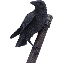 Load image into Gallery viewer, Thor's Hammer with Raven Viking Figurine Norse Mythology Valhalla Statue 23cm