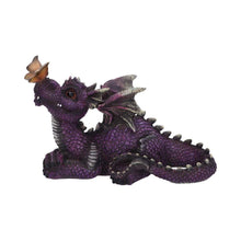 Load image into Gallery viewer, Purple Dragon & Butterfly Figurine Statue Ornament Sculpture 22cm Gift Boxed