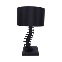 Laden Sie das Bild in den Galerie-Viewer, Gothic Vertebrae Table Lamp Spine Light with Shade Halloween Horror Decor